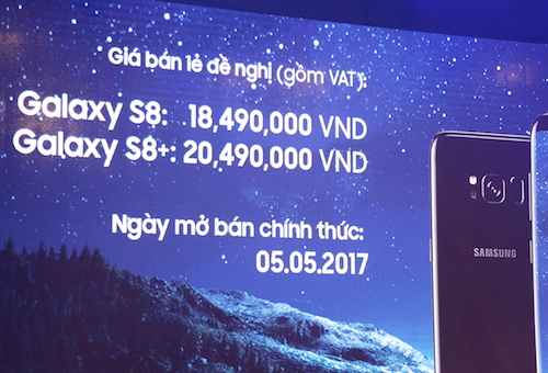 Samsung công bố giá bán Galaxy S8 và S8+ tại Việt Nam - 1