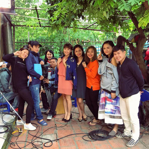 Hậu trường ngáp ngủ, nhí nhố của "Sống chung với mẹ chồng" - 7