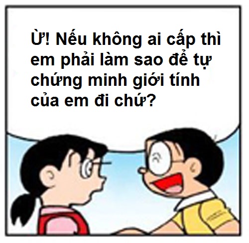 Doremon chế: Xuka phải chứng minh giới tính - 5