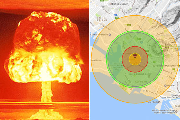 Điều gì xảy ra nếu Triều Tiên nã tên lửa hạt nhân Hawaii? - 1