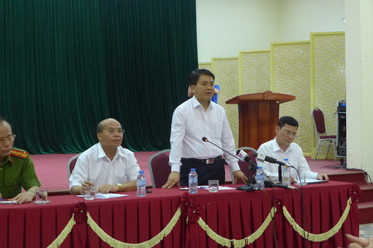Chủ tịch Nguyễn Đức Chung cam kết không có hành động ở Đồng Tâm - 1