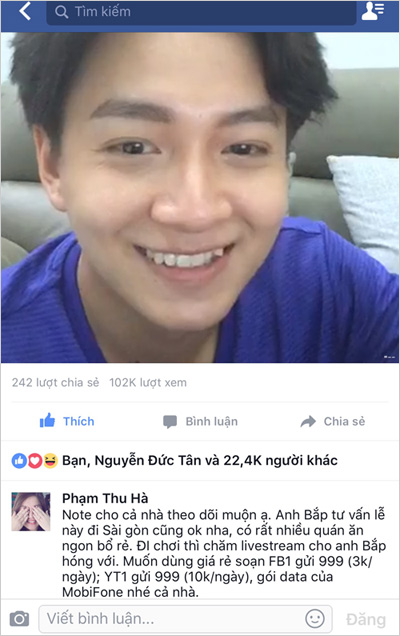 Ngô Kiến Huy livestream hướng dẫn fan du lịch 30/4, 1/5 “ngon bổ rẻ” - 2