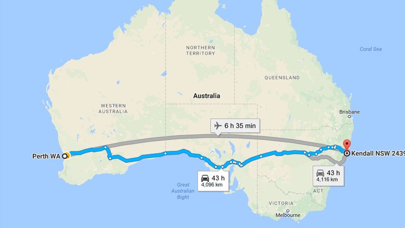 Bé trai 12 tuổi một mình lái xe 1.300km dọc Úc bị bắt - 1