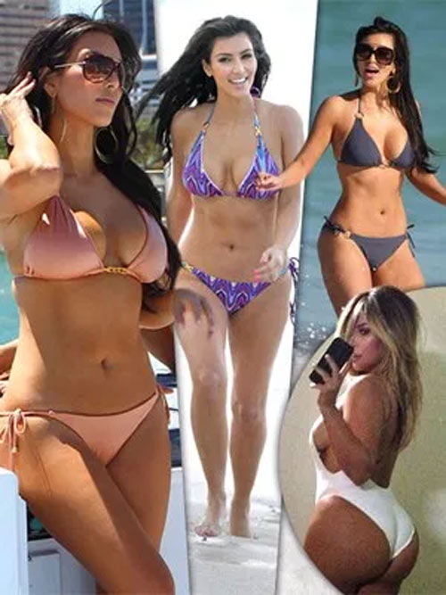 Dân tình choáng vì bikini táo bạo của &#34;Kim siêu vòng 3&#34; - 7