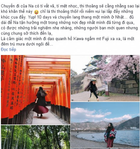 Cô gái Đà Nẵng đi du lịch Nhật Bản 10 ngày hết 40 triệu đồng - 1