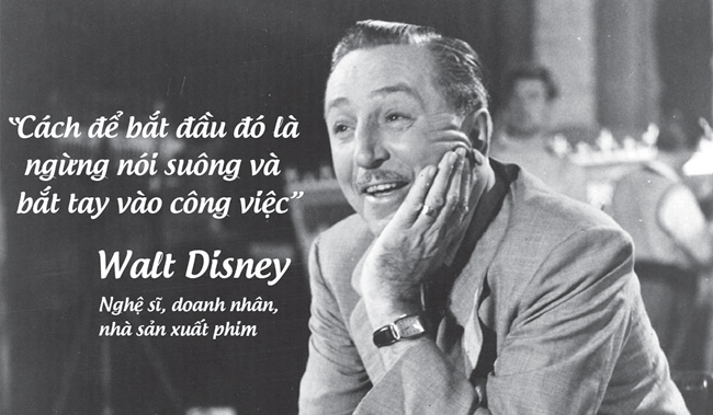 Nghệ sĩ, doanh nhân, nhà sản xuất phim tài năng Walt Disney.