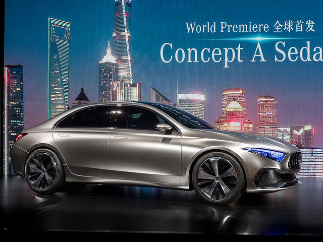 Mercedes Concept A Sedan: Phiên bản sedan mới của A-Class - 1