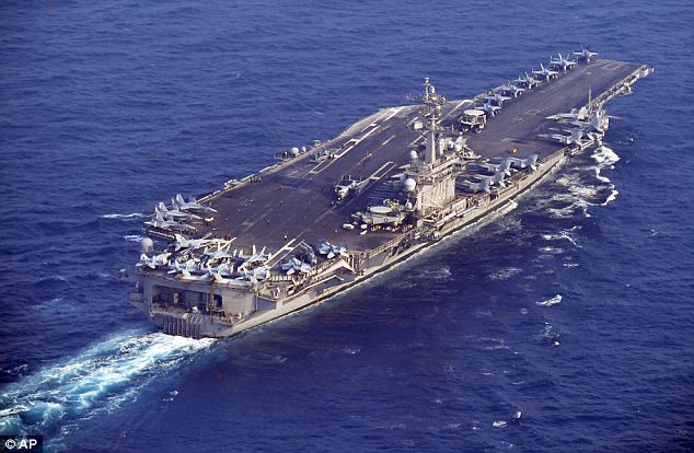 Tàu chiến Mỹ tiến về phía Triều Tiên sau vụ thử tên lửa - 1