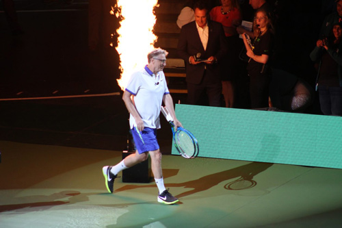 Federer và Bill Gates bùng nổ ở trận tennis &#34;tỷ đô&#34; - 6