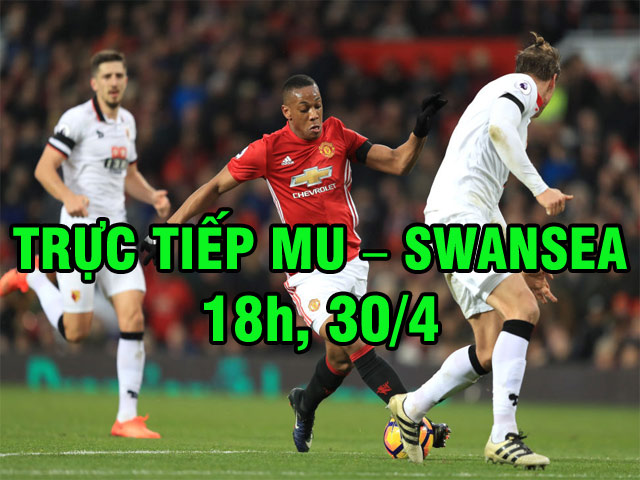 TRỰC TIẾP bóng đá MU - Swansea: Mourinho trổ tài xoay sở