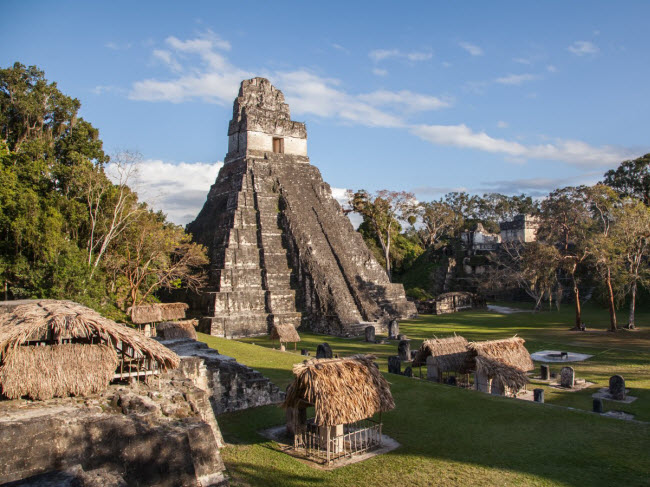 Vùng lòng chảo Mirador Basin và vườn quốc gia Tikal, Guatemala: Đây là khu vực có nhiều công trình cổ của nền văn minh Maya, nhưng nạn hôi của và đốt rừng đang phá hủy nhiều giá trị lịch sử ở đây.