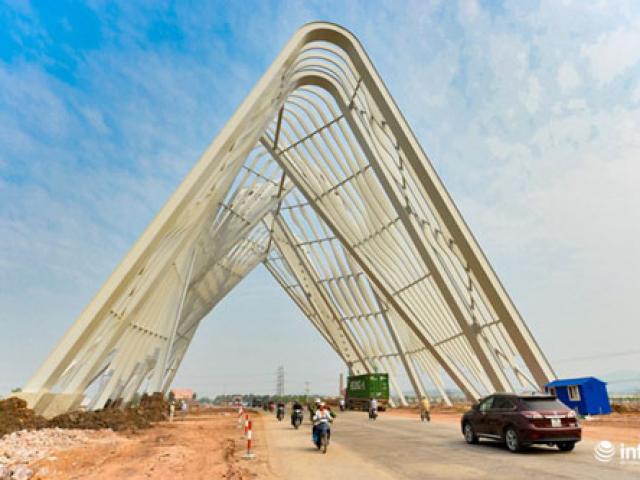 Cận cảnh cổng chào gần 200 tỷ của tỉnh Quảng Ninh