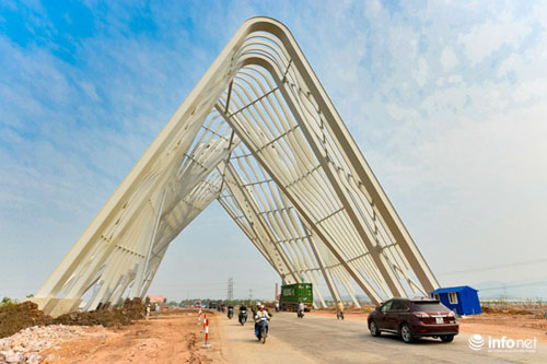 Cận cảnh cổng chào gần 200 tỷ của tỉnh Quảng Ninh - 1