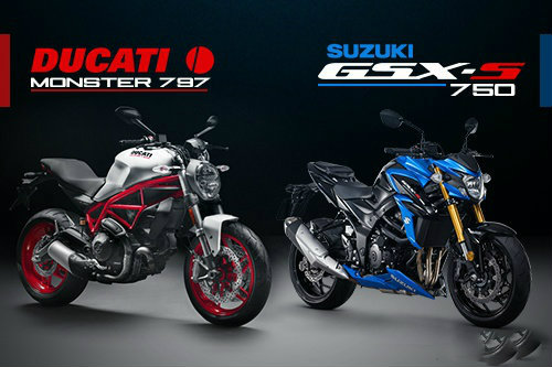 Suzuki GSX-S750 “ăn thịt” đối thủ Ducati Monster 797? - 1