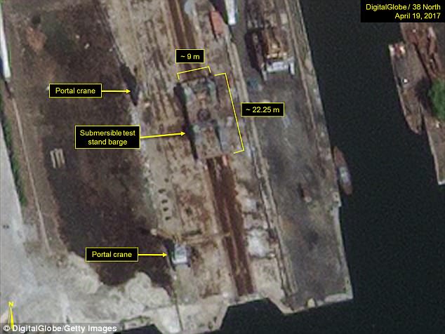 Dấu hiệu Triều Tiên sắp thử tên lửa từ tàu ngầm - 1