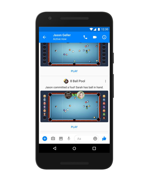 Facbook tung ứng dụng Game trên Messenger - 2