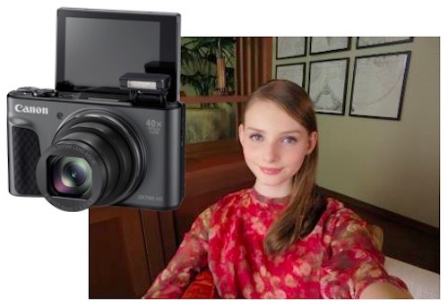 Canon ra mắt máy ảnh chuyên selfie, zoom quang 40x - 1