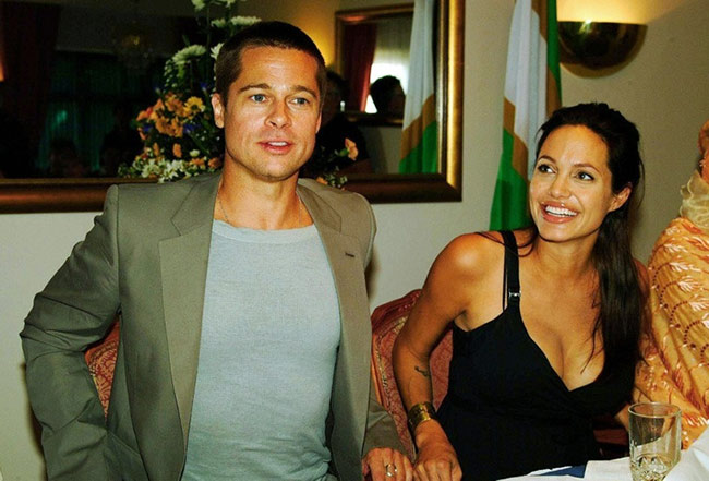 Angelina Jolie và Brad Pitt mặn nồng trong &#34;cảnh phim cuối cùng&#34; - 2