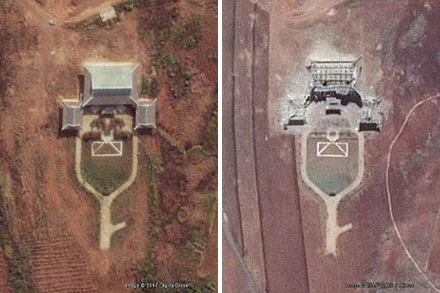 Triều Tiên phá hủy hoàn toàn mô hình dinh Tổng thống HQ - 2