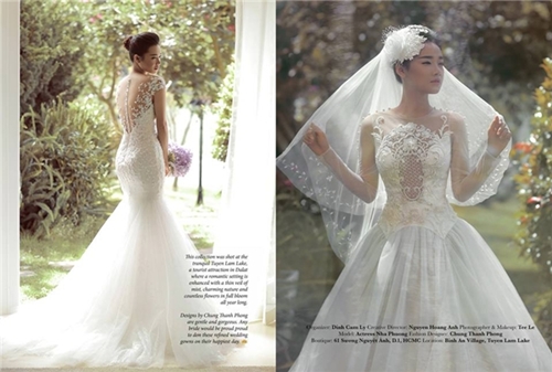 Nhã Phương diện váy cô dâu làm tan chảy trái tim trai trẻ - 12