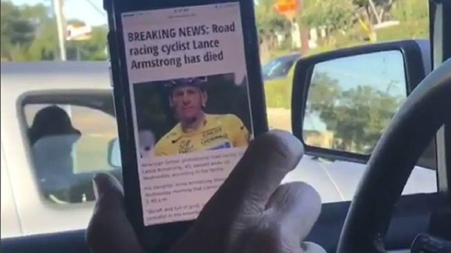Rúng động vì tin đồn Lance Armstrong qua đời - 1