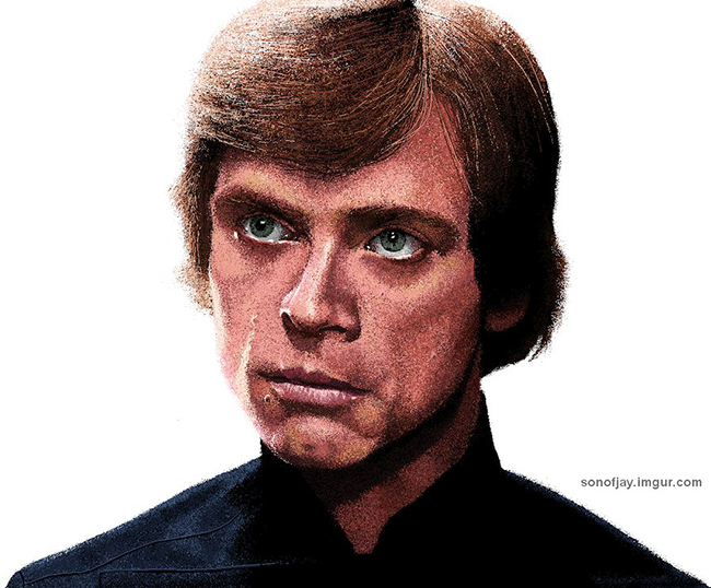 Luke Skywalker, một nhân vật trong bộ phim Chiến tranh giữa các vì sao.