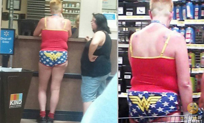 Ô hay, "Super Woman" cũng phải đi siêu thị à?