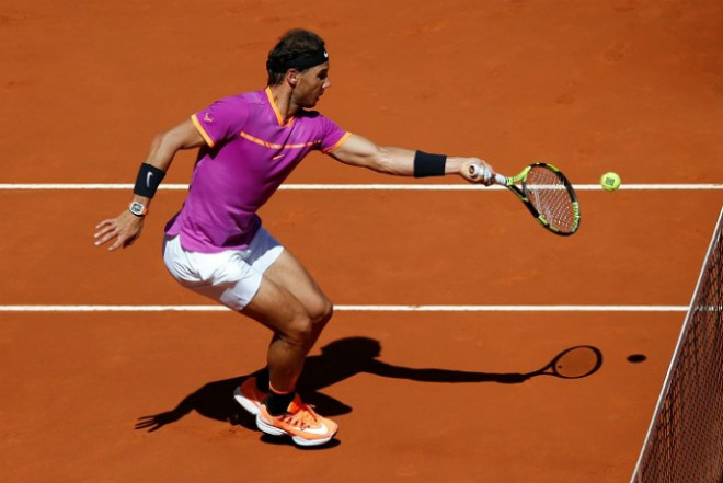 Nadal - Almagro: Đã hay còn được &#34;trời&#34; giúp (V2 Rome Masters) - 1