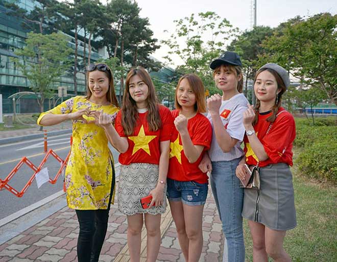 “Tiếp lửa” U20 Việt Nam: Vạn anh em ở Hàn Quốc phủ đỏ sân Cheonan - 5