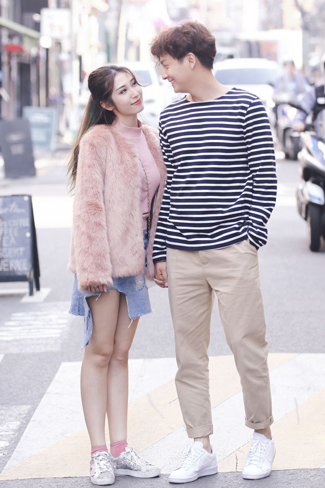 Ngô Kiến Huy và bạn gái tái hiện cảnh "Nấc thang lên thiên đường" - 1