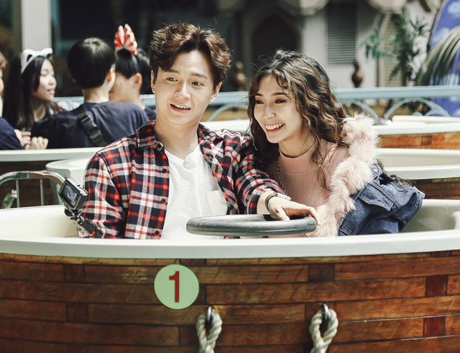 Ngô Kiến Huy và bạn gái tái hiện cảnh "Nấc thang lên thiên đường" - 5