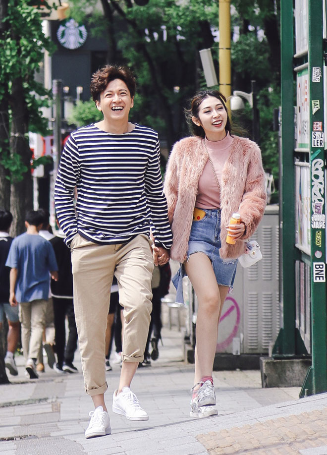 Ngô Kiến Huy và bạn gái tái hiện cảnh "Nấc thang lên thiên đường" - 7