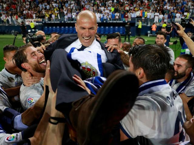 Zidane đưa Real lên ngôi vô địch Liga: Hình bóng Sir Alex