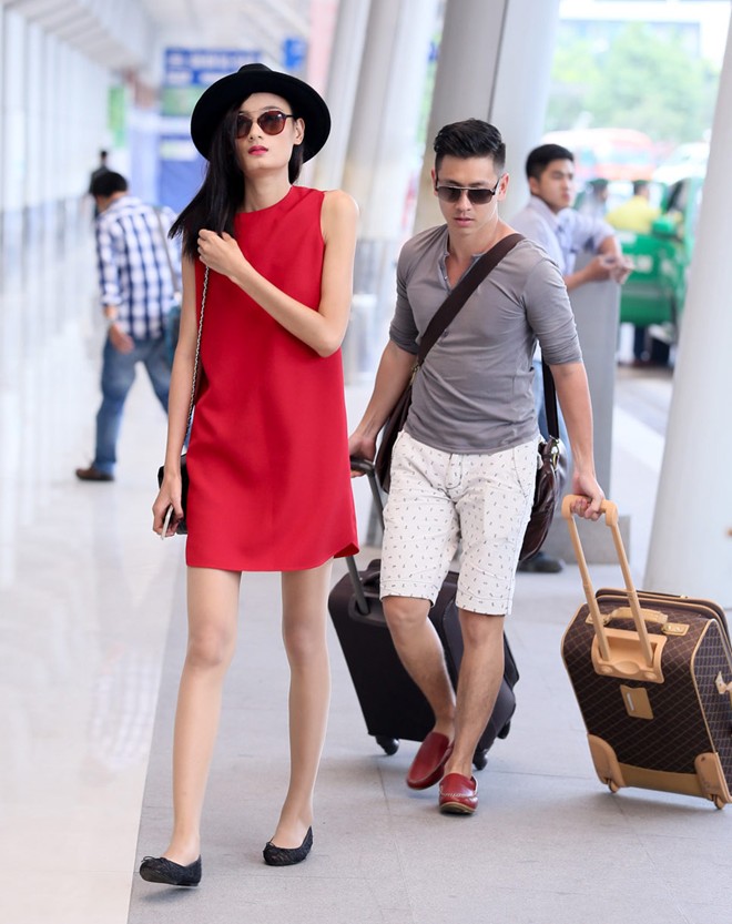 Cường đô la, Trường Giang đối xử với "nửa kia" ở sân bay thế nào - 5