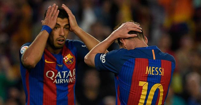 Barca u ám đấu Cúp nhà Vua: Tù tội, thua Real, sắp mất Messi - 1