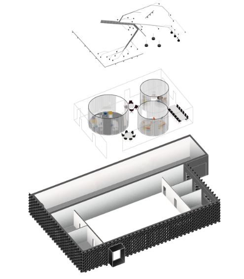 ĐỘC: Gắn 900 ghế nhựa để trang trí tường nhà - 9