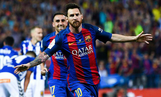 &#34;Vua chung kết&#34; Messi dẫn lối, Barca lập hàng tá kỉ lục - 1