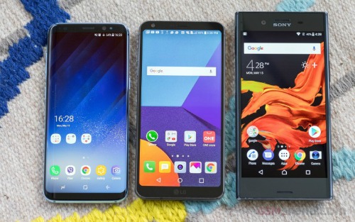 Tam tấu Galaxy S8, LG G6 và Sony Xperia XZ Premium đọ sức - 3