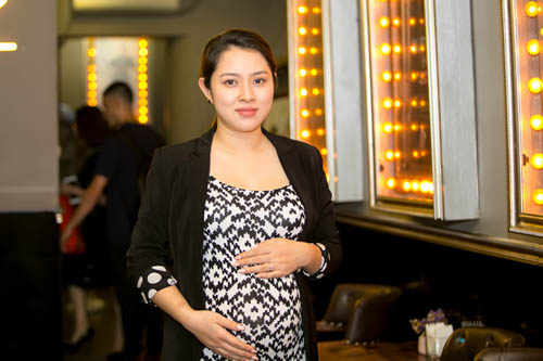Bảo Trâm bụng bầu vẫn sexy không kém sao "Nhật ký Vàng Anh" - 3