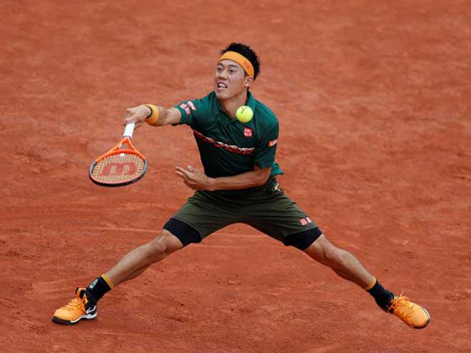 Roland Garros ngày 5: Nishikori suýt bỏ cuộc, vẫn vào vòng 3 - 1