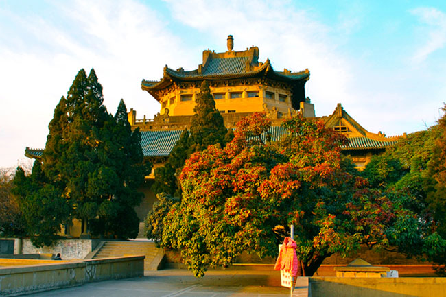 1. Đại học Vũ Hán, tỉnh Hồ Bắc nổi tiếng với vẻ đẹp xanh mướt quanh năm, hoa nở 4 mùa. Khuôn viên trường bao gồm các tòa nhà có kiến trúc cổ Trung Quốc và phong cách phương Tây đơn giản, hiện đại.
