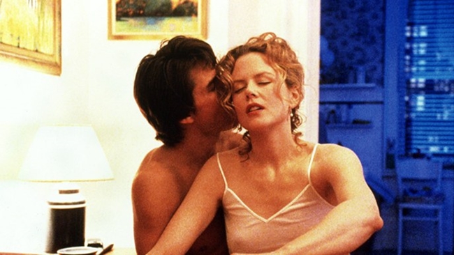 Nicole Kidman có nhiều phân cảnh nóng bỏng cùng Tom khi đóng chung trong "Eyes Wide Shut" 1999.