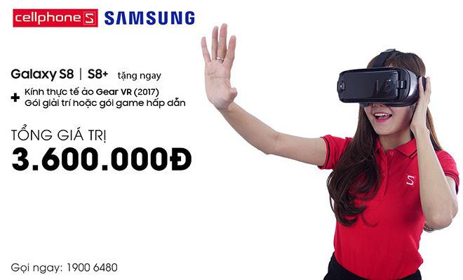 Mua Galaxy S8|S8+ nhận ngay gói Gear VR trị giá 3.6 triệu tại CellphoneS - 1