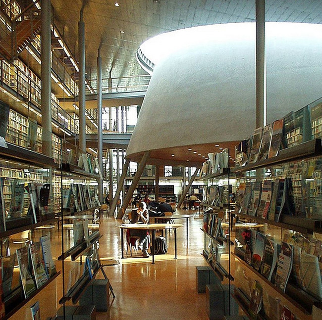 21. Thư viện Đại học Công nghệ Delft, Hà Lan