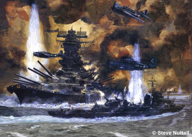 Trận đánh tan tành siêu chiến hạm Nhật, 2.500 người chết - 1