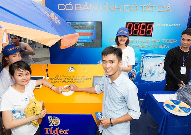 Bức tường Tiger 2017 kêu gọi giới trẻ đánh thức bản lĩnh và uống có trách nhiệm - 1