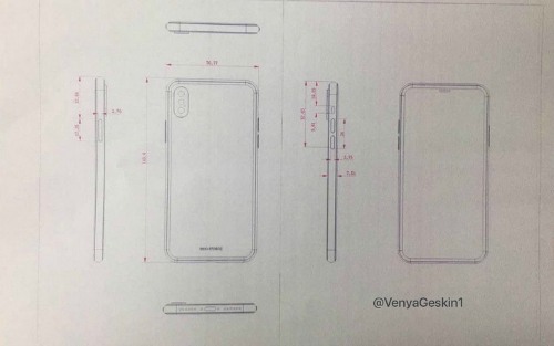 Rò rỉ bản thiết kế sơ khai của iPhone 7s Plus và iPhone 8 - 1