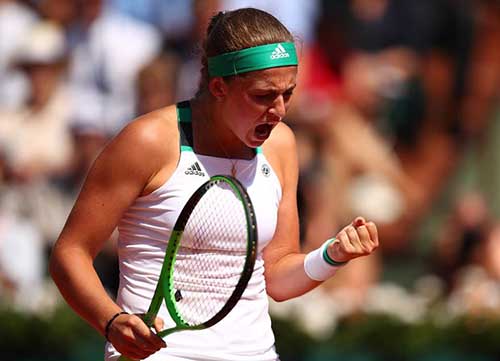 Chi tiết Ostapenko - Bacsinszky: Set 3 bùng nổ (KT) - 7
