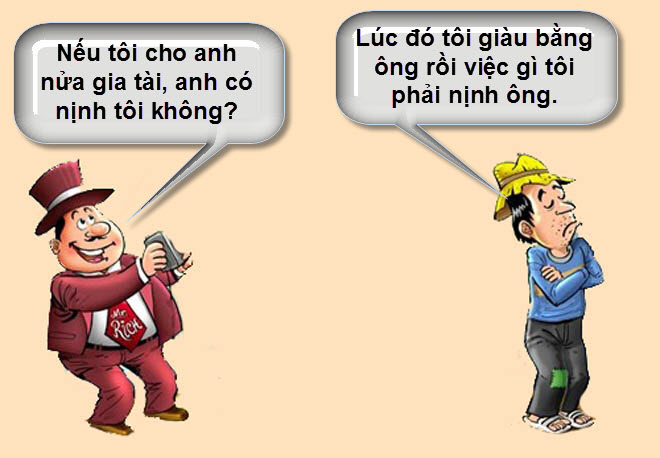Truyện tranh: Để xem ai sẽ phải "nịnh" ai! - 2