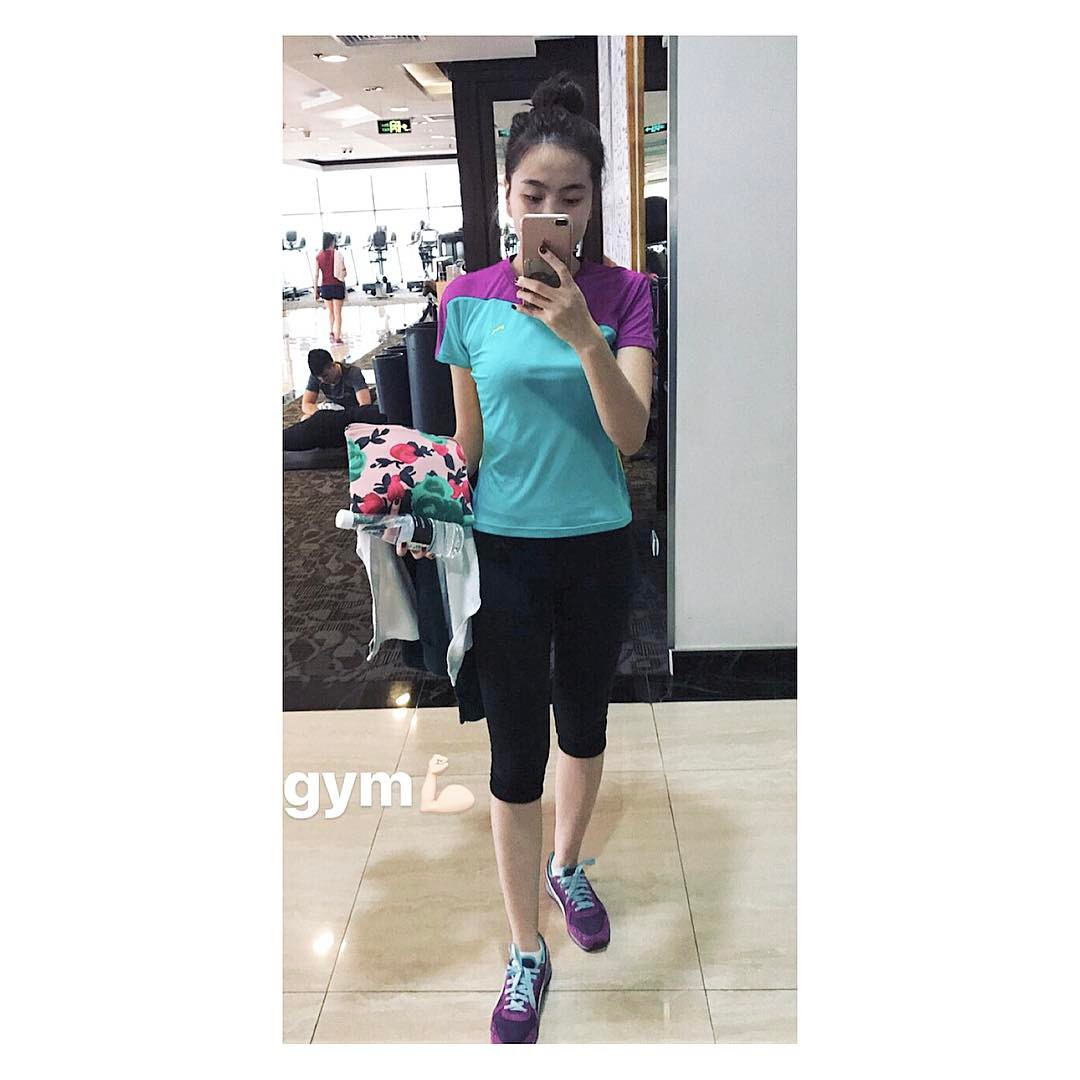 Cô nàng thời tiết Mai Ngọc khoe hình tập gym mướt mắt - 3